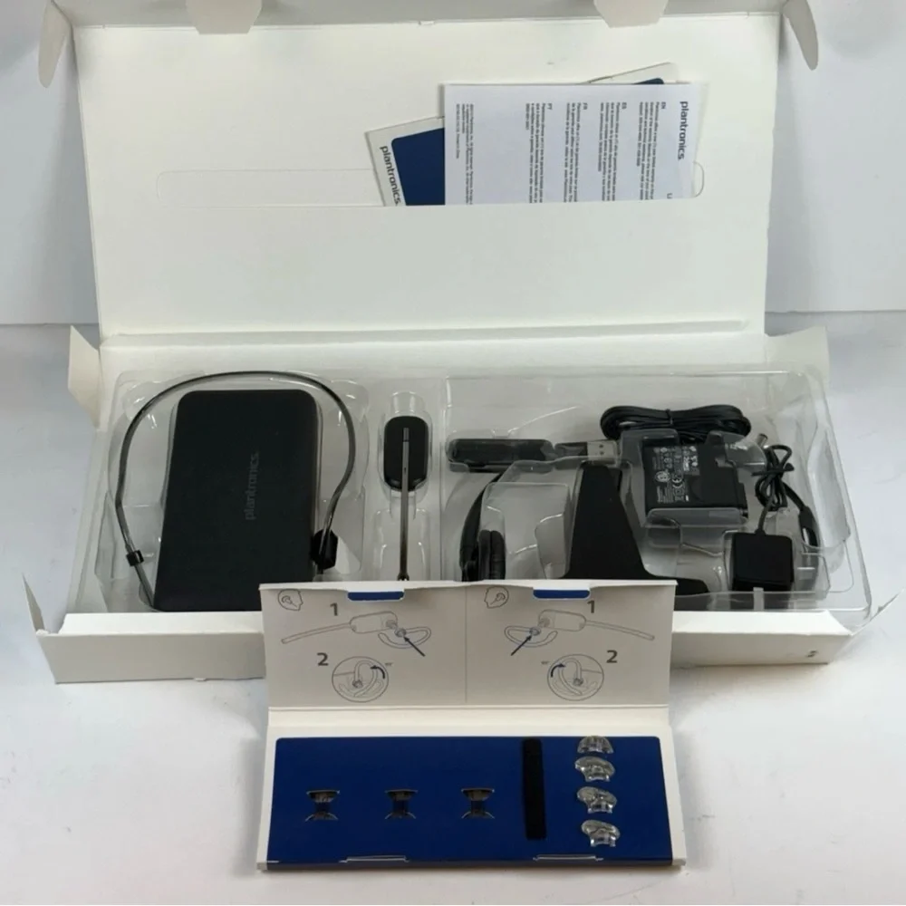 Plantronics Savi W440 Headset w/ Fit Kit NEW OPEN BOX